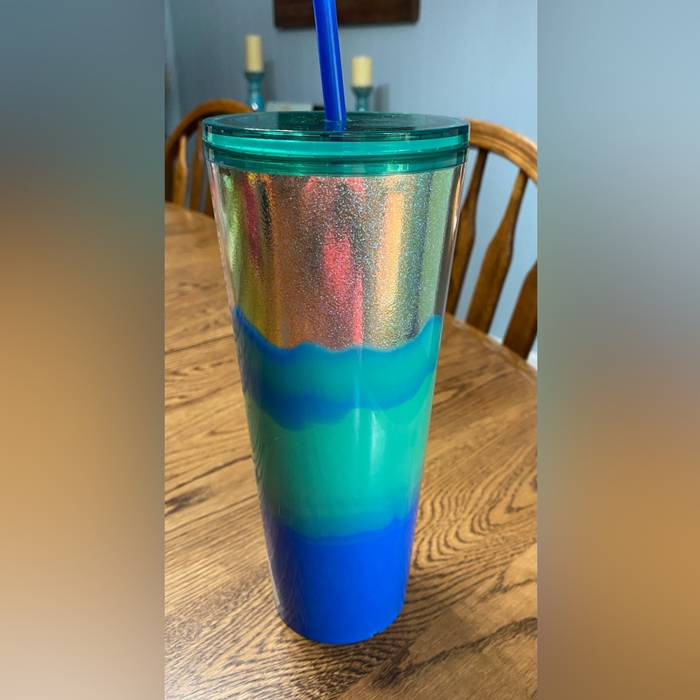 Starbucks spearmint 24 Oz tumbler guc